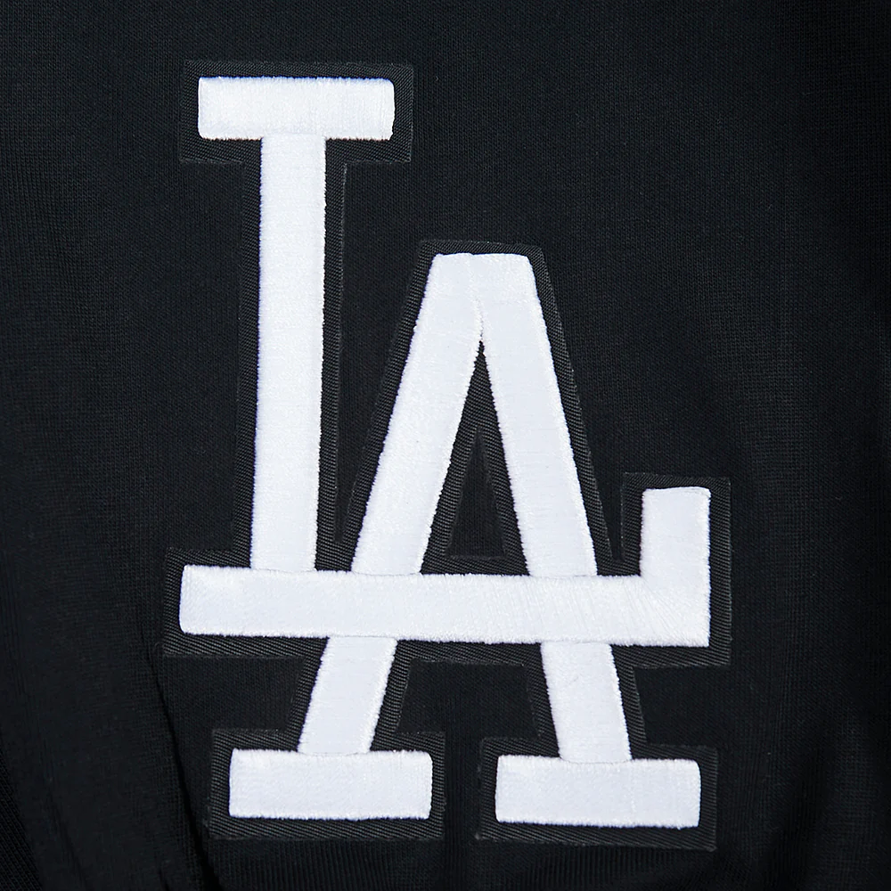 MLB LOS ANGELES DODGERS WINGSPAN MEN'S DROP SHOULDER LS TEE (BLACK/DODGER BLUE) - Image 8