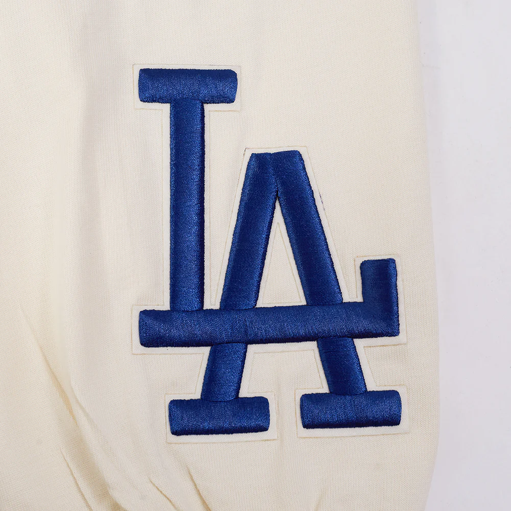 MLB LOS ANGELES DODGERS WINGSPAN MEN'S DROP SHOULDER LS TEE (EGGSHELL) - Image 7