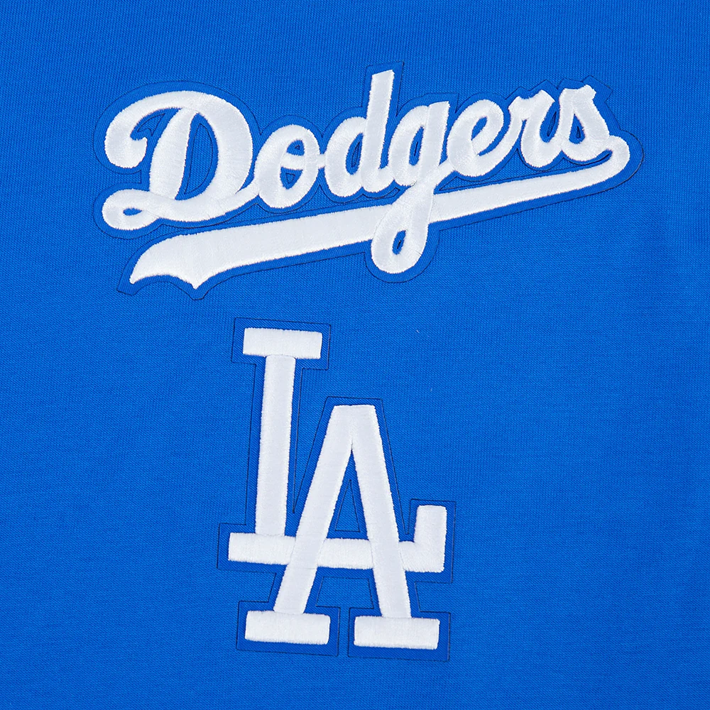 MLB LOS ANGELES DODGERS WINGSPAN MEN'S DROP SHOULDER LS TEE V2 (ROYAL BLUE) - Image 6