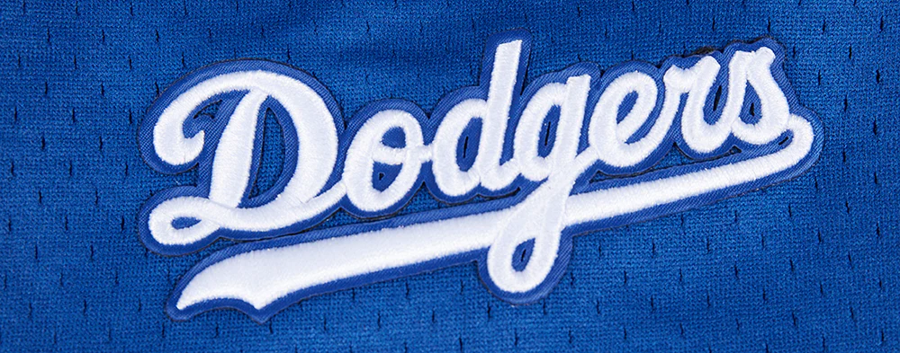 MLB LOS ANGELES DODGERS SCRIPT TAIL MEN'S DOUBLE KNIT 2.0 SHORT (BLACK/DODGER BLUE) - Image 5