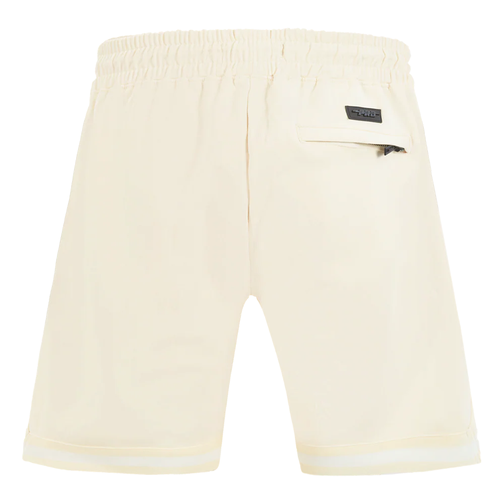 MLB LOS ANGELES DODGERS TRIPLE TONAL DOUBLE KNIT MEN'S SHORT (EGGSHELL) - Image 4