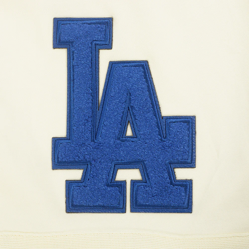 MLB LOS ANGELES DODGERS TRIPLE TONAL DOUBLE KNIT MEN'S SHORT (EGGSHELL) - Image 5