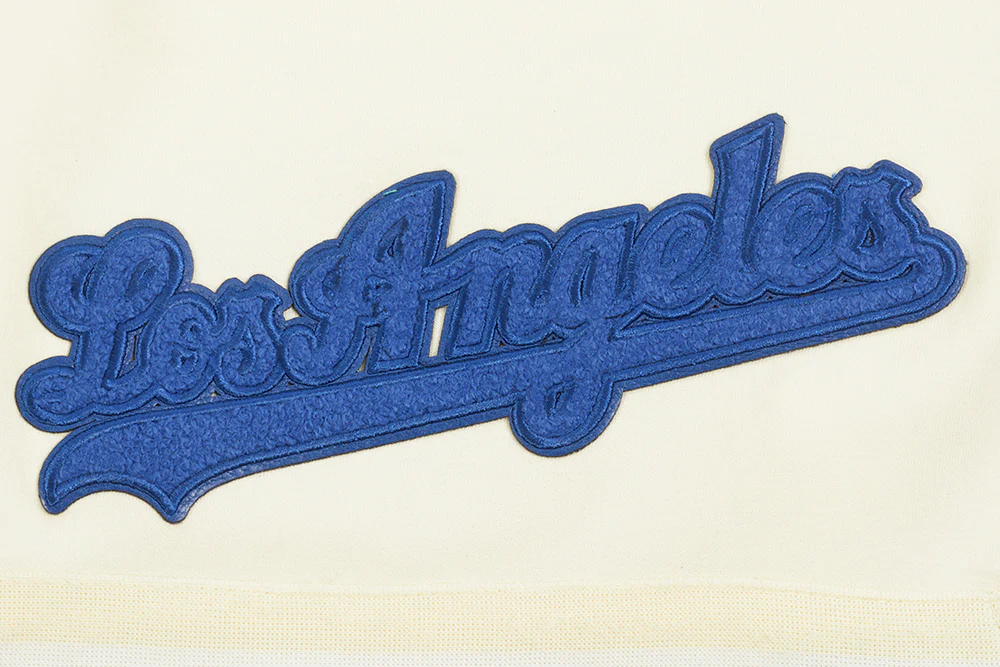 MLB LOS ANGELES DODGERS TRIPLE TONAL DOUBLE KNIT MEN'S SHORT (EGGSHELL) - Image 6