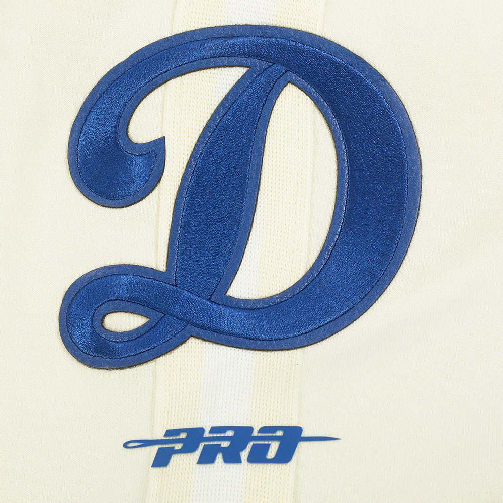 MLB LOS ANGELES DODGERS TRIPLE TONAL DOUBLE KNIT MEN'S SHORT (EGGSHELL) - Image 7
