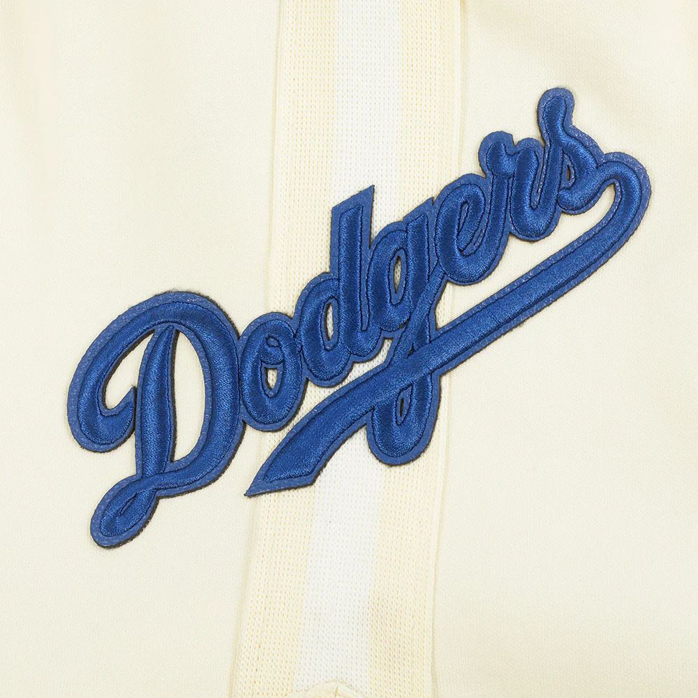 MLB LOS ANGELES DODGERS TRIPLE TONAL DOUBLE KNIT MEN'S SHORT (EGGSHELL) - Image 8
