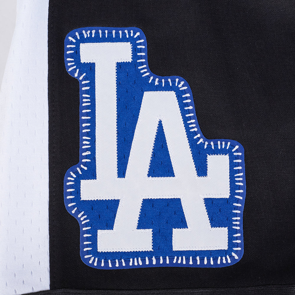 MLB LOS ANGELES DODGERS DIY PICK STITCH MEN'S DOUBLE KNIT 2.0 SHORT (BLACK) - Image 12