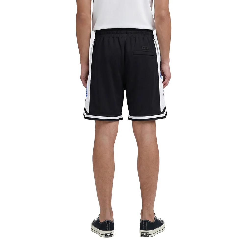 MLB LOS ANGELES DODGERS DIY PICK STITCH MEN'S DOUBLE KNIT 2.0 SHORT (BLACK) - Image 2
