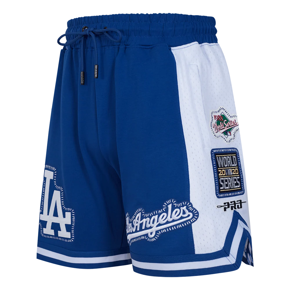 MLB LOS ANGELES DODGERS DIY PICK STITCH MEN'S DOUBLE KNIT 2.0 SHORT (DODGER BLUE) - Image 7