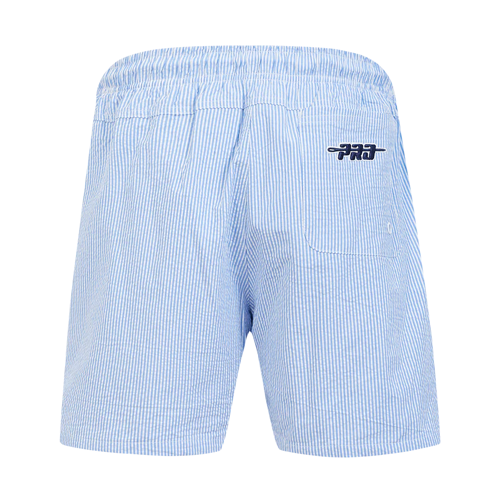 MLB LOS ANGELES DODGERS COUNTRY CLUB MEN'S SEERSUCKER SHORT (SEERSUCKER BLUE) - Image 4