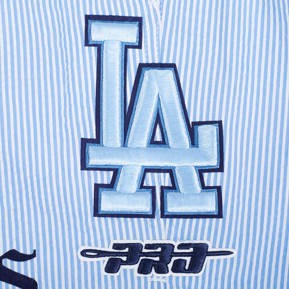 MLB LOS ANGELES DODGERS COUNTRY CLUB MEN'S SEERSUCKER SHORT (SEERSUCKER BLUE) - Image 7