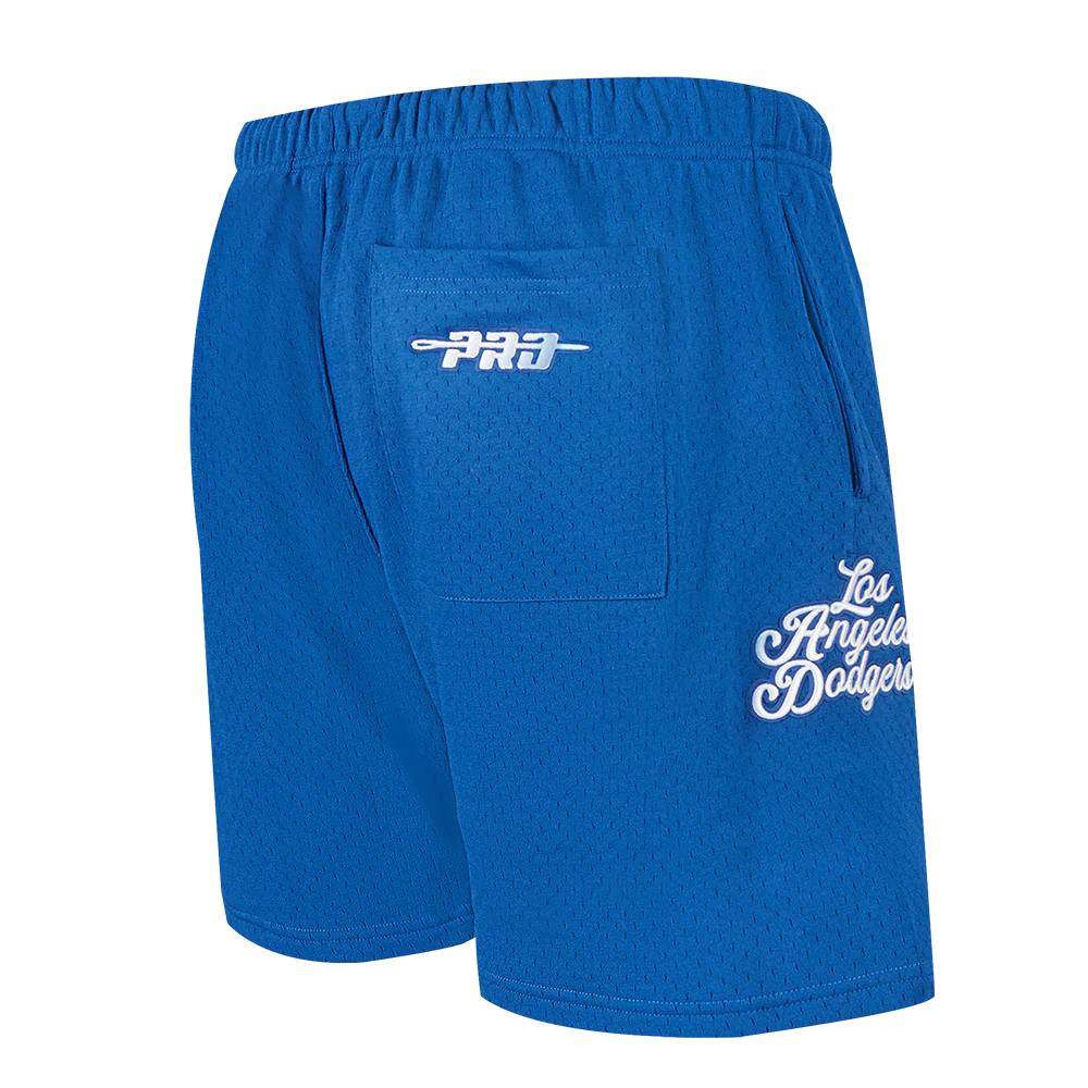 MLB LOS ANGELES DODGERS SOUVENIR MEN'S MESH SHORT (DODGER BLUE) - Image 3