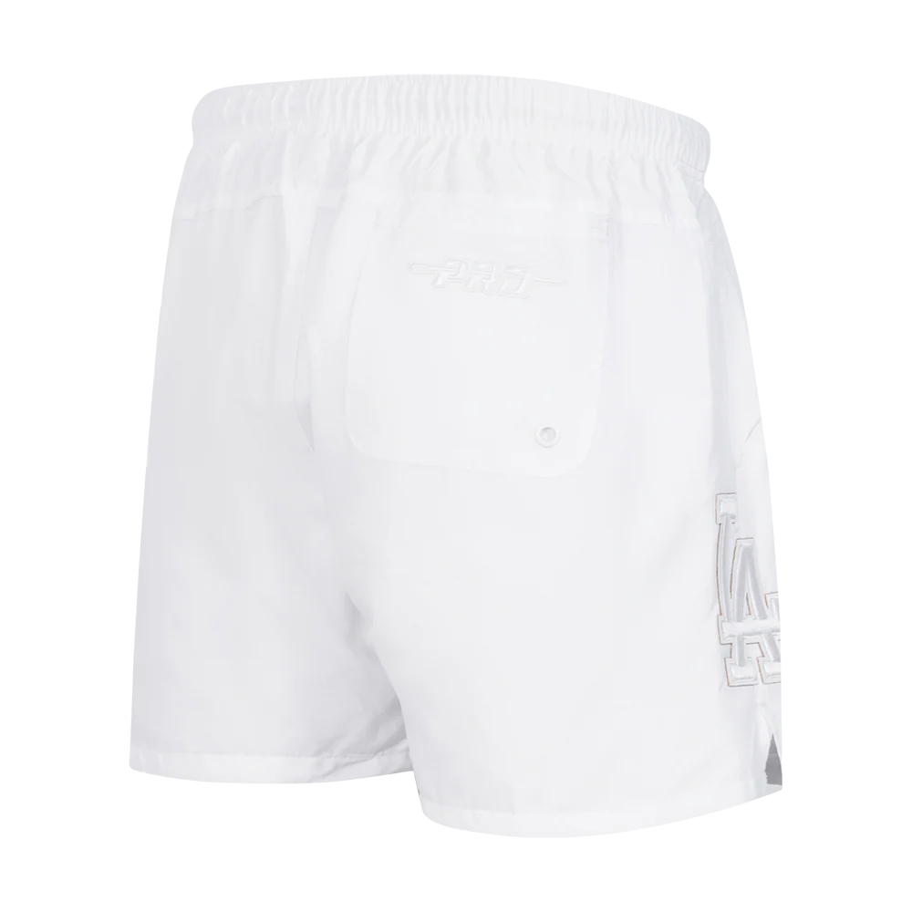 MLB LOS ANGELES DODGERS WHITE OUT MEN'S WOVEN SHORT (WHITE) - Image 3