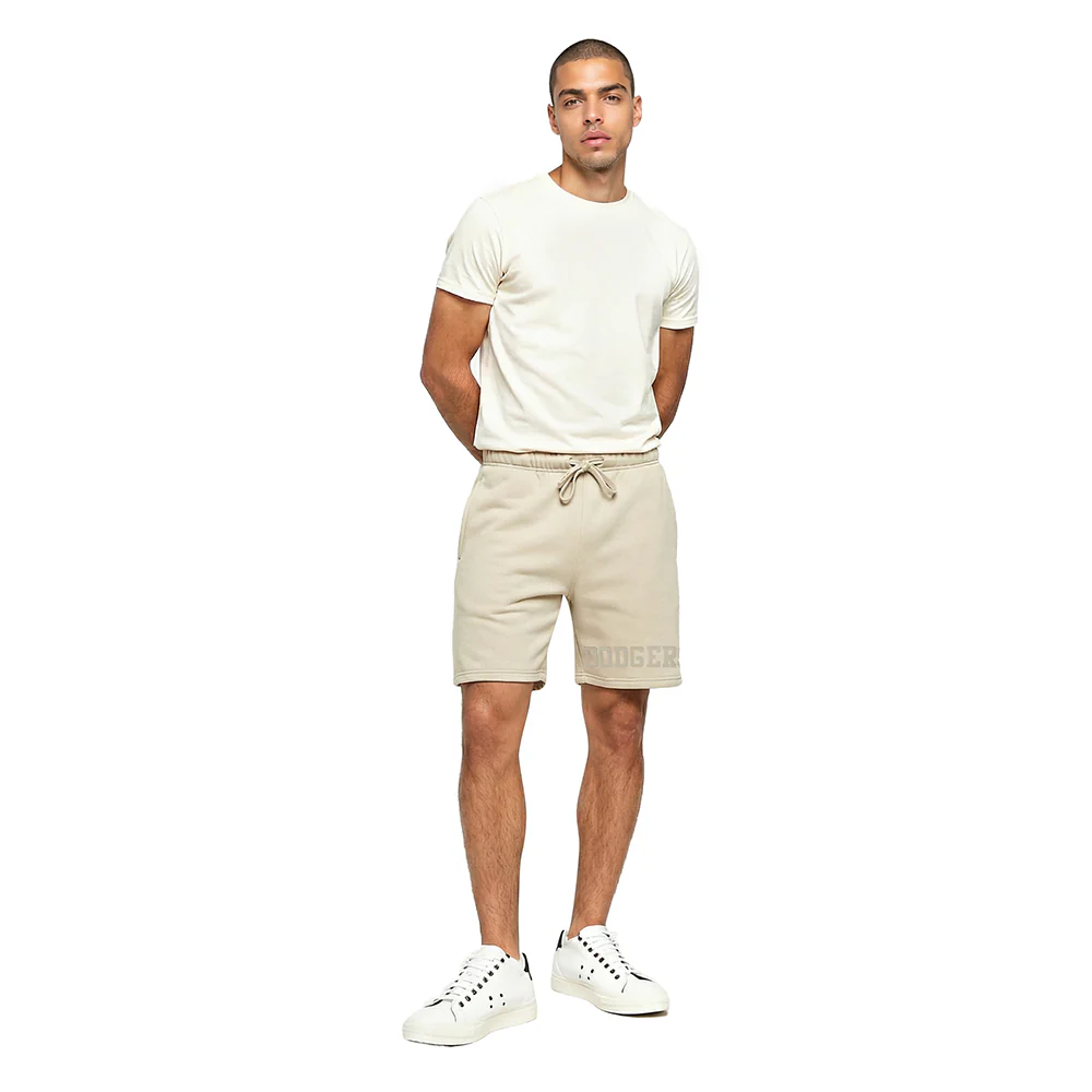 MLB LOS ANGELES DODGERS WINGSPAN MEN'S FLC SHORT (TAUPE) - Image 3