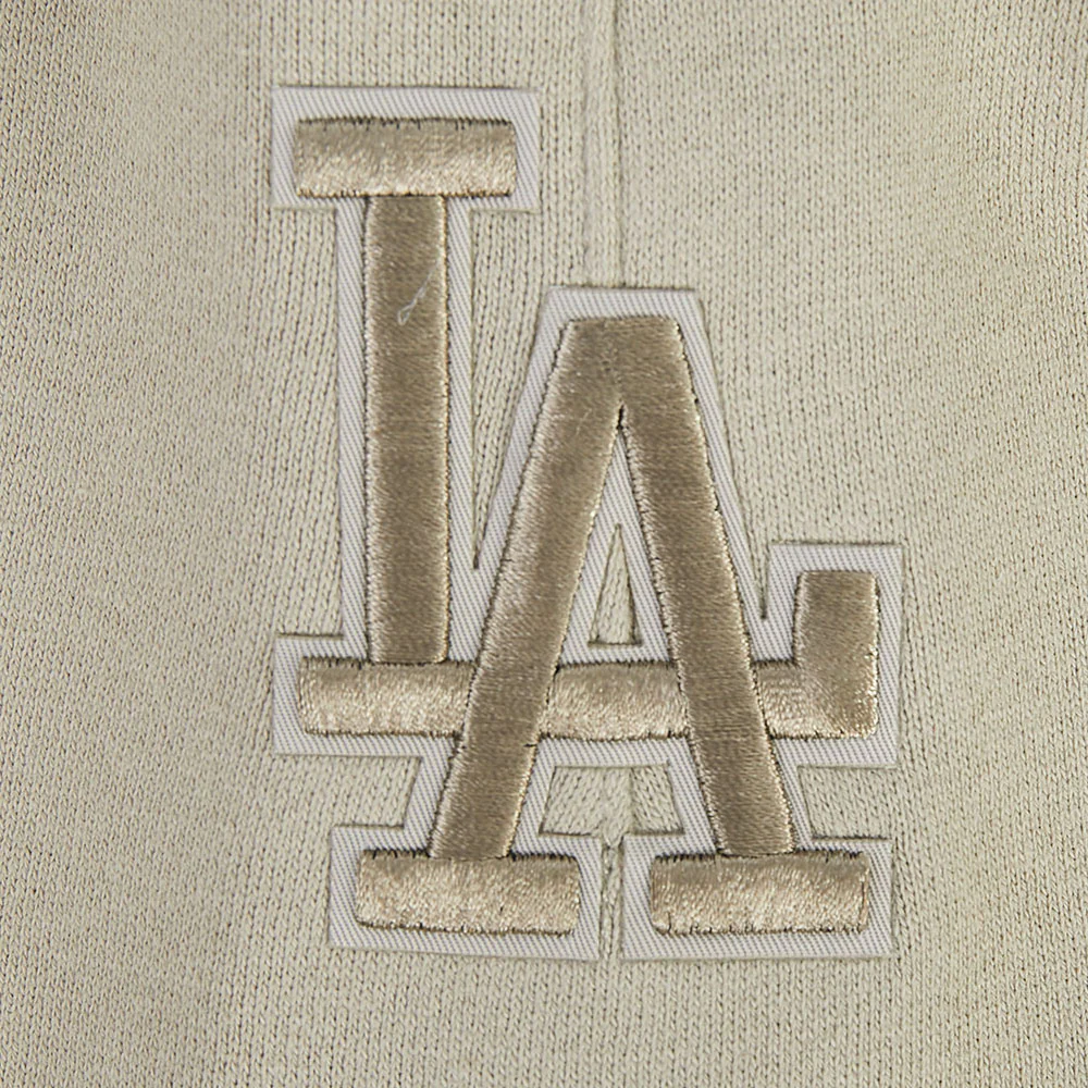MLB LOS ANGELES DODGERS WINGSPAN MEN'S FLC SHORT (TAUPE) - Image 7