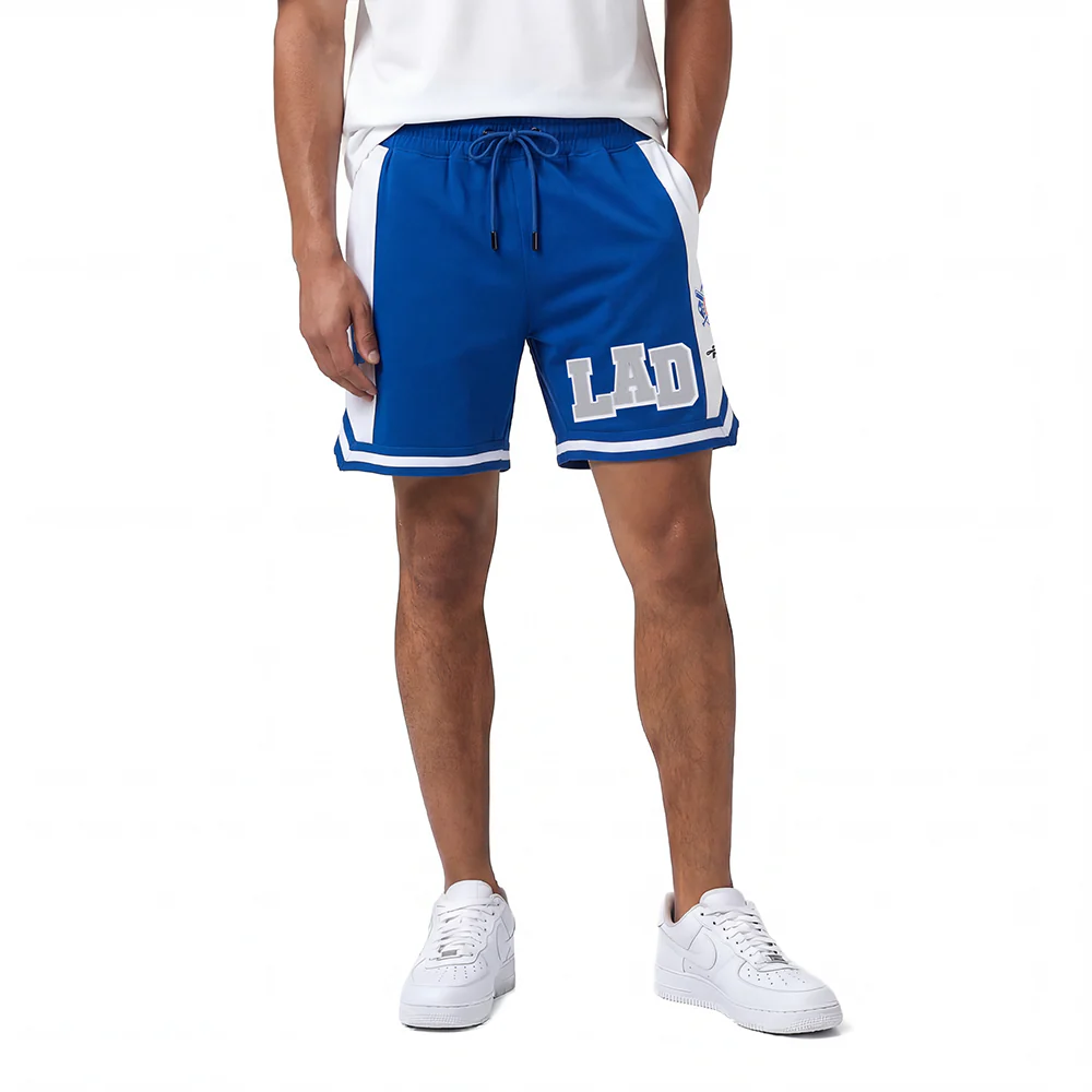 MLB LOS ANGELES DODGERS LETTERMAN MEN'S ATHLETIC SHORT (DODGER BLUE)