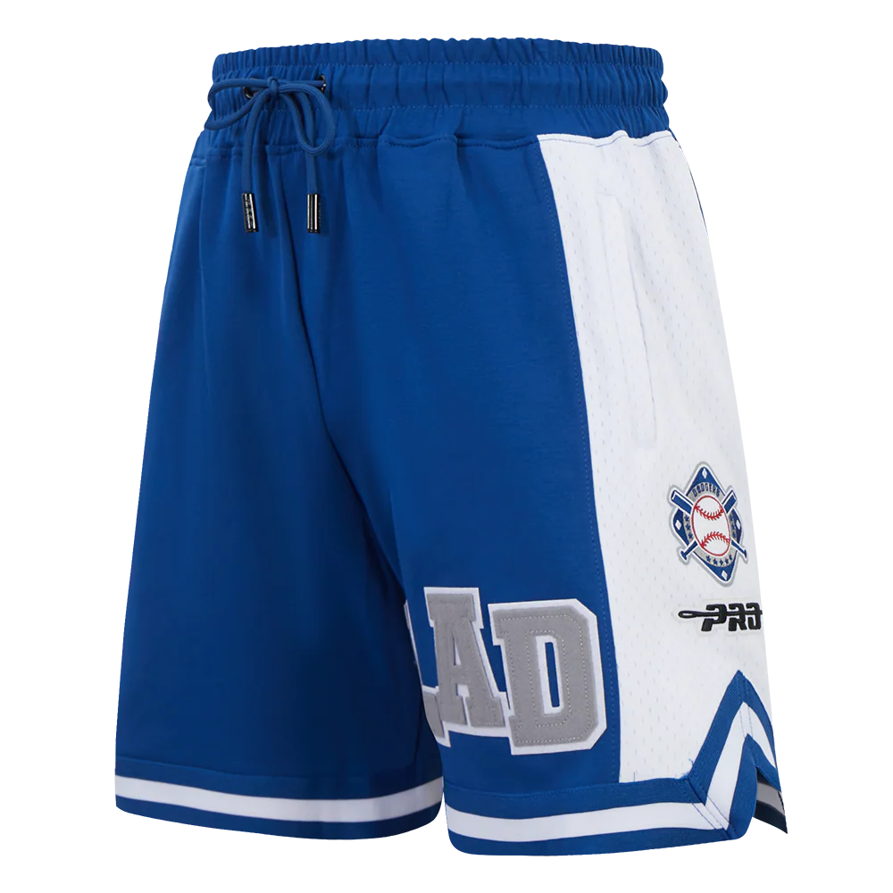 MLB LOS ANGELES DODGERS LETTERMAN MEN'S ATHLETIC SHORT (DODGER BLUE) - Image 4
