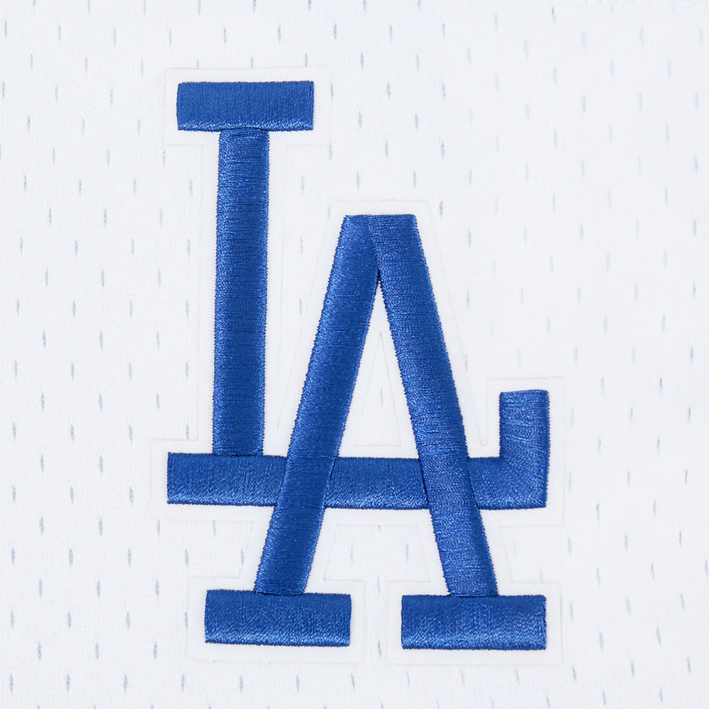 MLB LOS ANGELES DODGERS LETTERMAN MEN'S ATHLETIC SHORT (DODGER BLUE) - Image 8