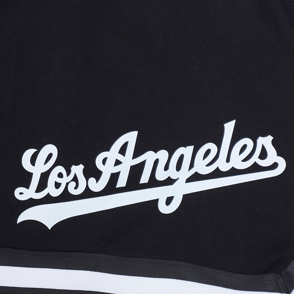 MLB LOS ANGELES DODGERS CLASSIC CHENILLE MEN'S PRO DK SHORT (BLACK) - Image 6
