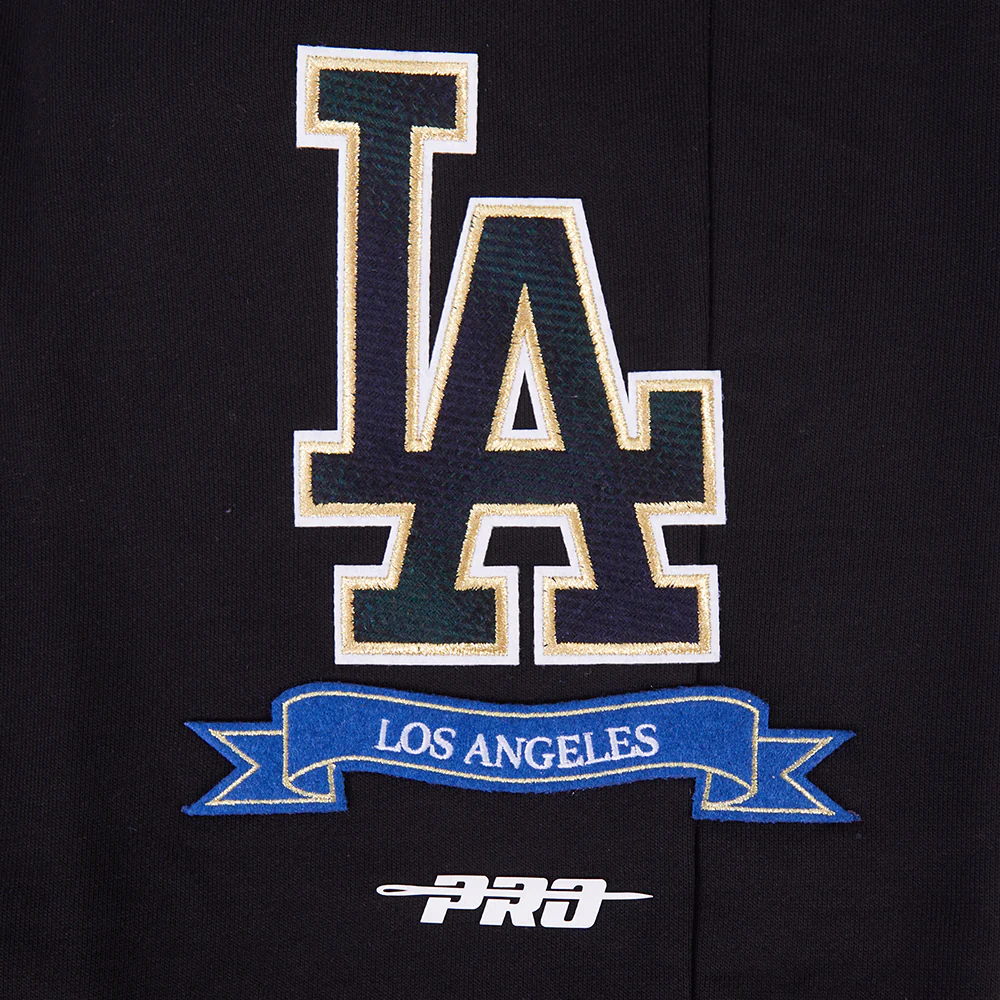 MLB LOS ANGELES DODGERS PRO PREP M RIB FLC SWEATPANT (BLACK) - Image 6