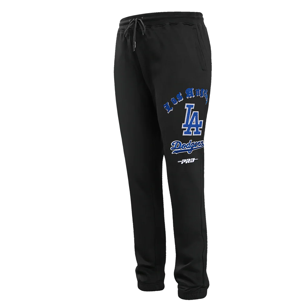 MLB LOS ANGELES DODGERS OLD ENGLISH MEN'S SWEATPANT (BLACK)
