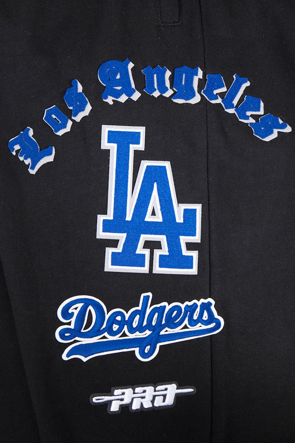 MLB LOS ANGELES DODGERS OLD ENGLISH MEN'S SWEATPANT (BLACK) - Image 5