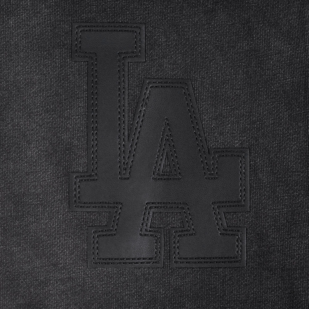 MLB LOS ANGELES DODGERS WASHED VANGUARD MEN'S ENZYME WASH RELAXED FT (WASHED BLACK) - Image 11