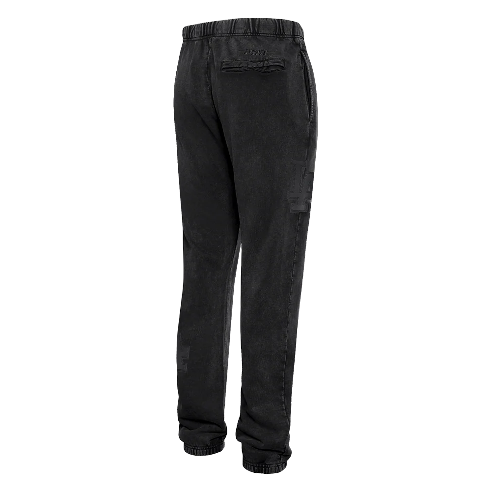 MLB LOS ANGELES DODGERS WASHED VANGUARD MEN'S ENZYME WASH RELAXED FT (WASHED BLACK) - Image 8