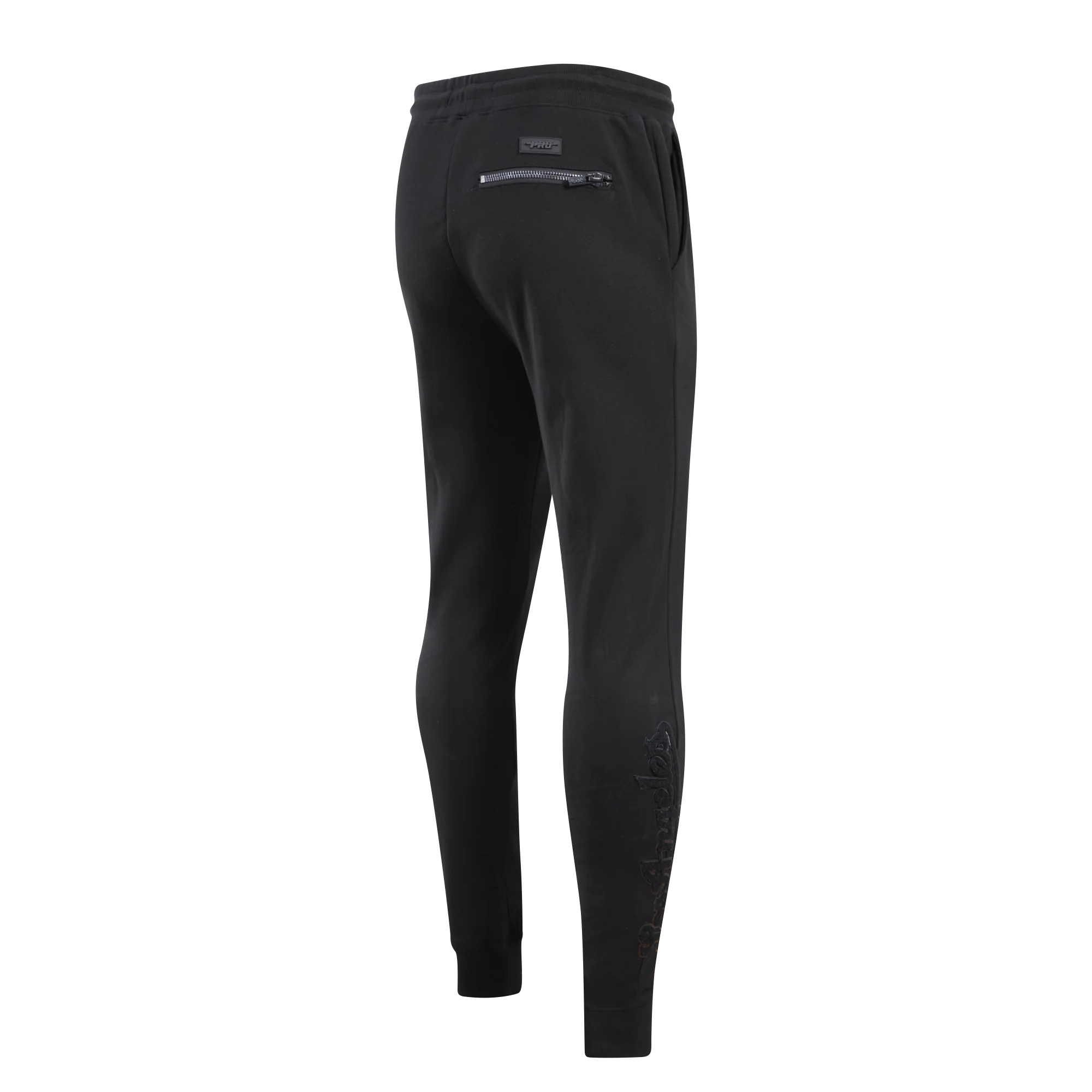 MLB LOS ANGELES DODGERS TRIPLE BLACK LOGO MEN'S JOGGER (BLACK) - Image 4