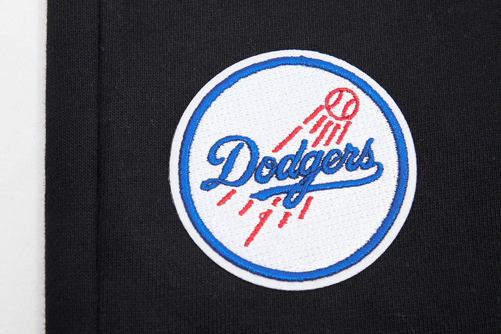 MLB LOS ANGELES DODGERS MASHUP MEN'S RIB SWEATPANT (BLACK/DODGER BLUE) - Image 6