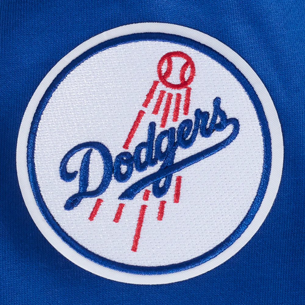 MLB LOS ANGELES DODGERS CITY RANSOM MEN'S RIB FLEECE PULLOVER HOODIE (DODGER BLUE) - Image 6