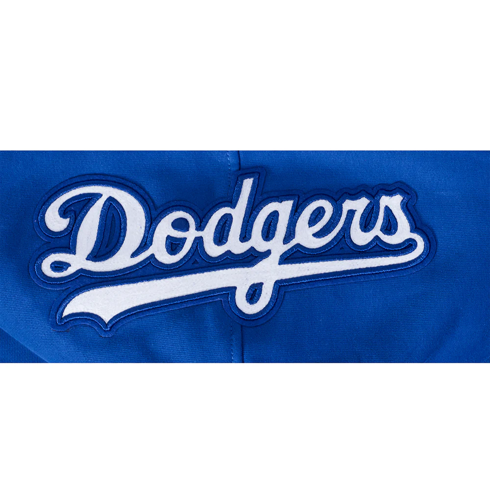 MLB LOS ANGELES DODGERS CITY RANSOM MEN'S RIB FLEECE PULLOVER HOODIE (DODGER BLUE) - Image 8