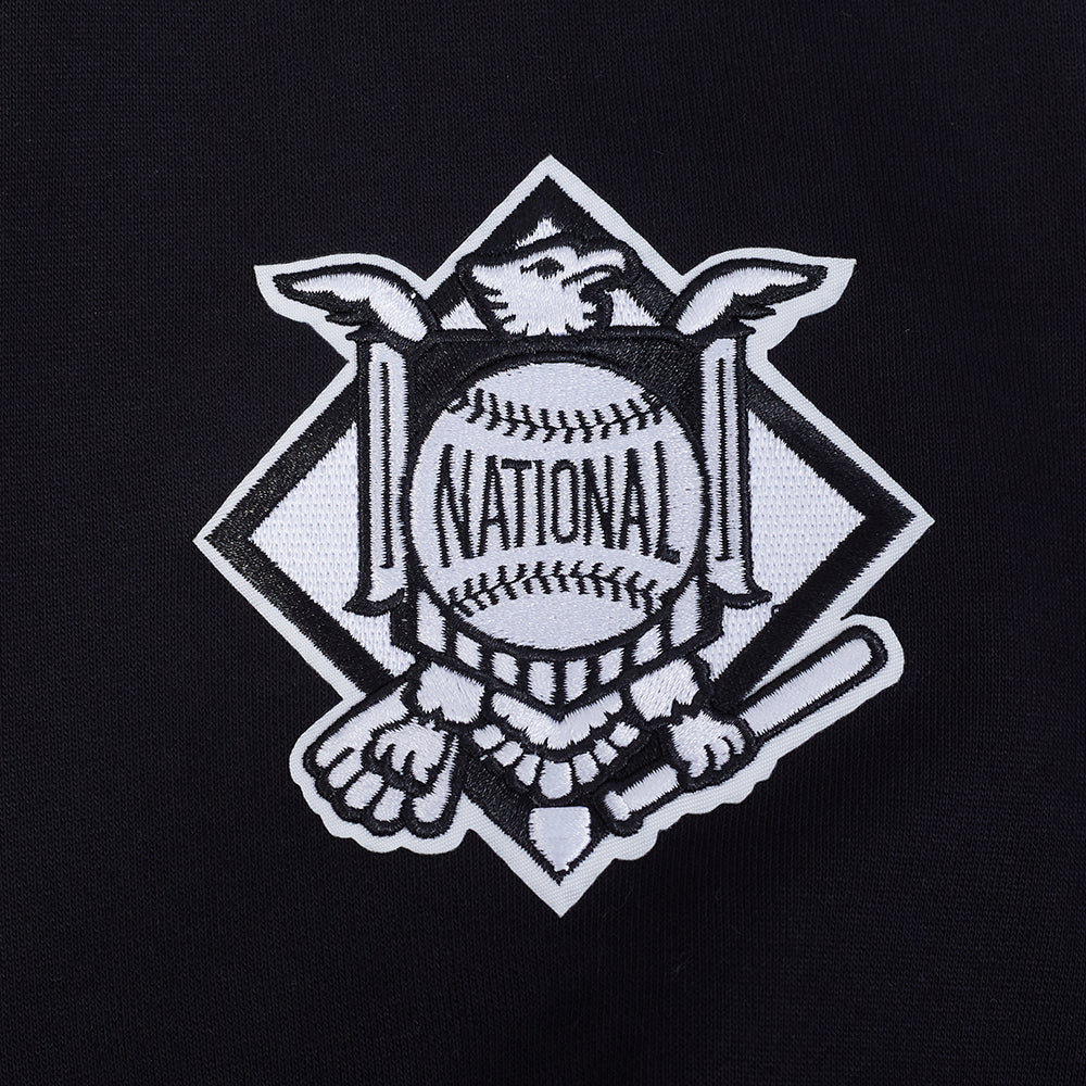 MLB LOS ANGELES DODGERS REBEL ATHLETICS MEN'S FLC PO HOODIE (BLACK) - Image 5