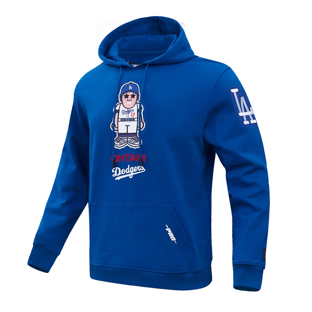 MLB LOS ANGELES DODGERS SHOHEI OHTANI #17 AVATAR MEN'S FLC PO HOODIE (DODGER BLUE) - Image 2
