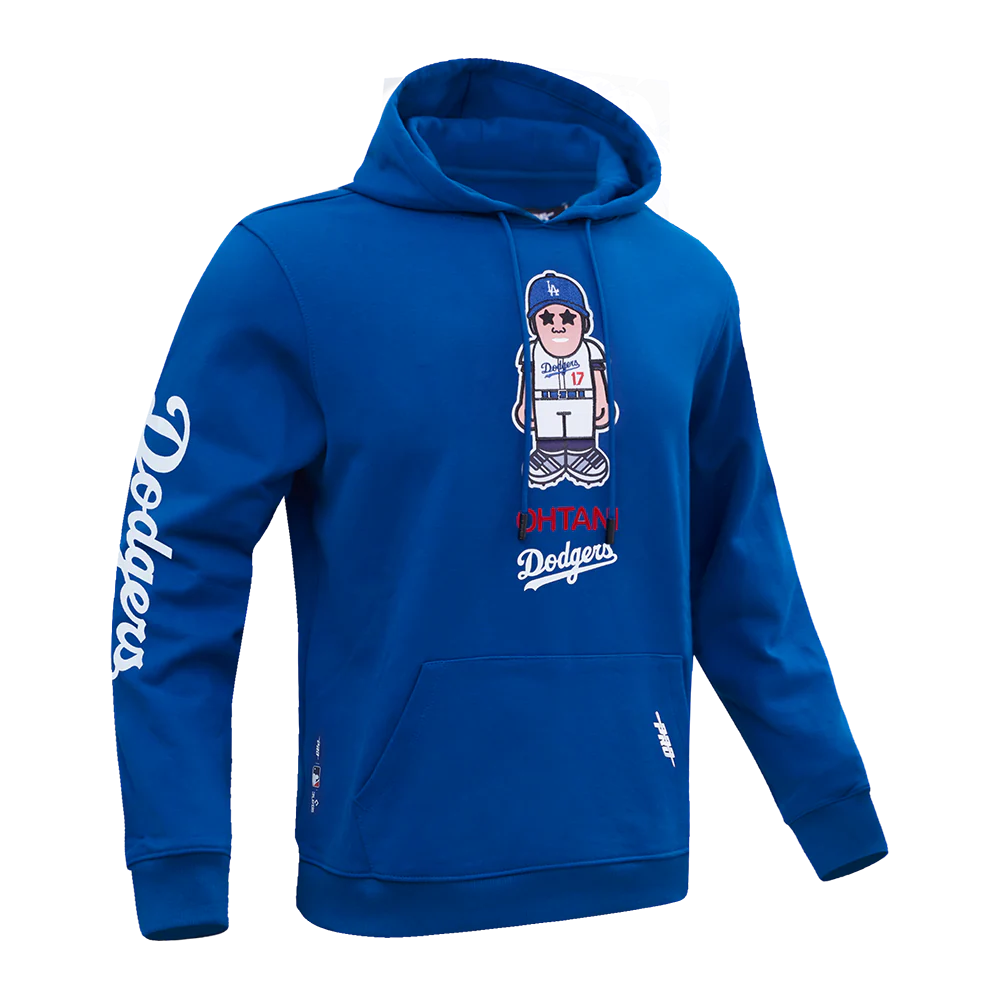 MLB LOS ANGELES DODGERS SHOHEI OHTANI #17 AVATAR MEN'S FLC PO HOODIE (DODGER BLUE) - Image 3