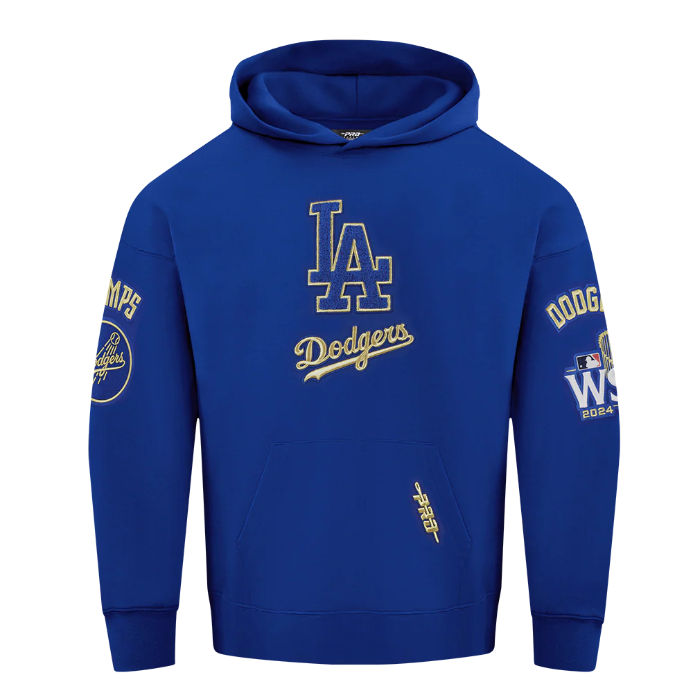 MLB LOS ANGELES DODGERS WORLD SERIES MEN'S PULL OVER HOODIE (DODGER BLUE)