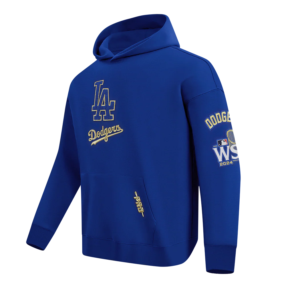 MLB LOS ANGELES DODGERS WORLD SERIES MEN'S PULL OVER HOODIE (DODGER BLUE) - Image 2