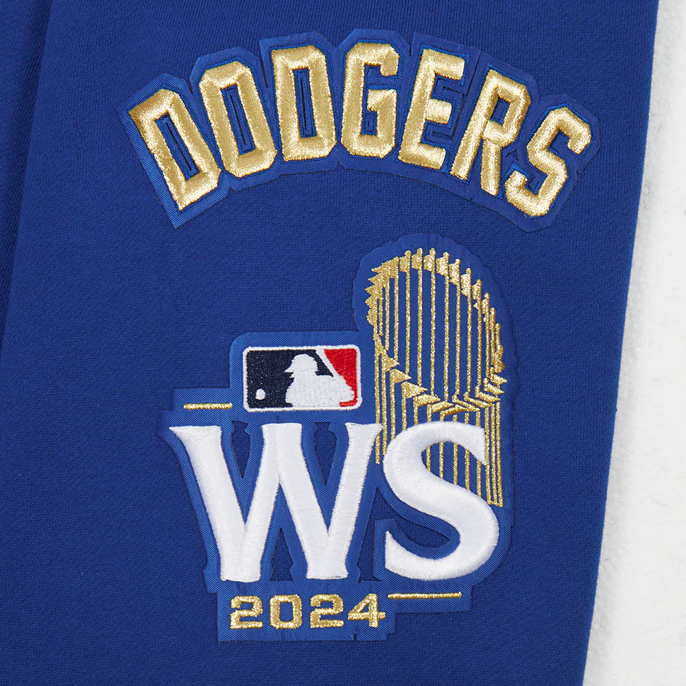 MLB LOS ANGELES DODGERS WORLD SERIES MEN'S PULL OVER HOODIE (DODGER BLUE) - Image 6