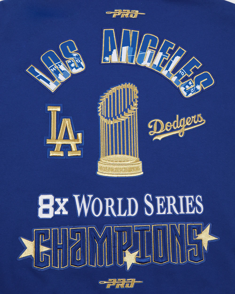 MLB LOS ANGELES DODGERS WORLD SERIES MEN'S PULL OVER HOODIE (DODGER BLUE) - Image 8