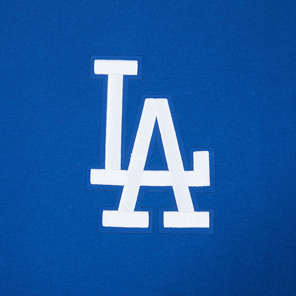 MLB LOS ANGELES DODGERS LIVING LARGE MEN'S DROP SHOULDER FLC PO HOOD (DODGER BLUE) - Image 5