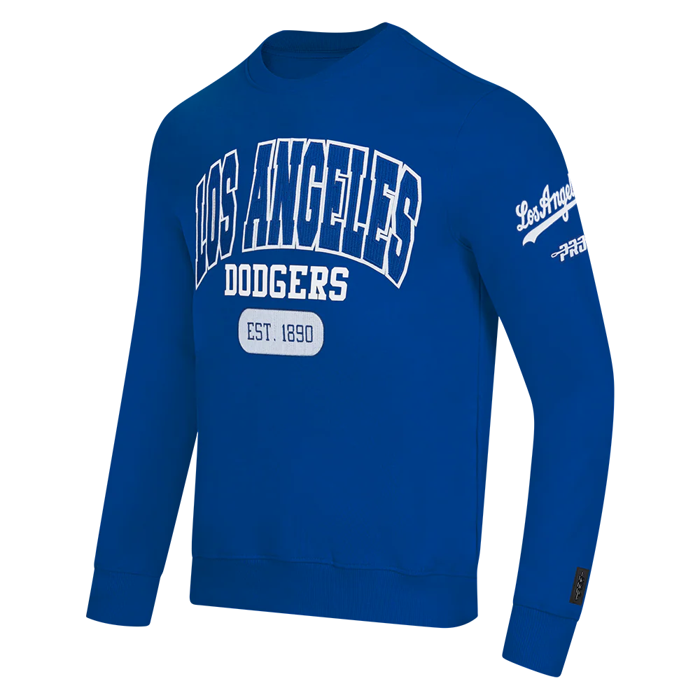 MLB LOS ANGELES DODGERS CITY ARCH MEN'S FLC CREWNECK (DODGER BLUE) - Image 3