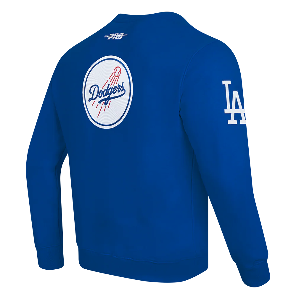 MLB LOS ANGELES DODGERS CITY ARCH MEN'S FLC CREWNECK (DODGER BLUE) - Image 4