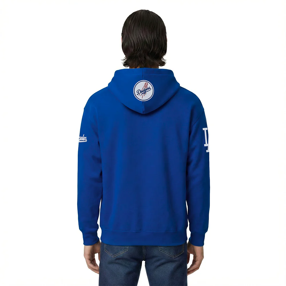 MLB LOS ANGELES DODGERS CITY ARCH MEN'S FLC PO HOODIE (DODGER BLUE) - Image 2