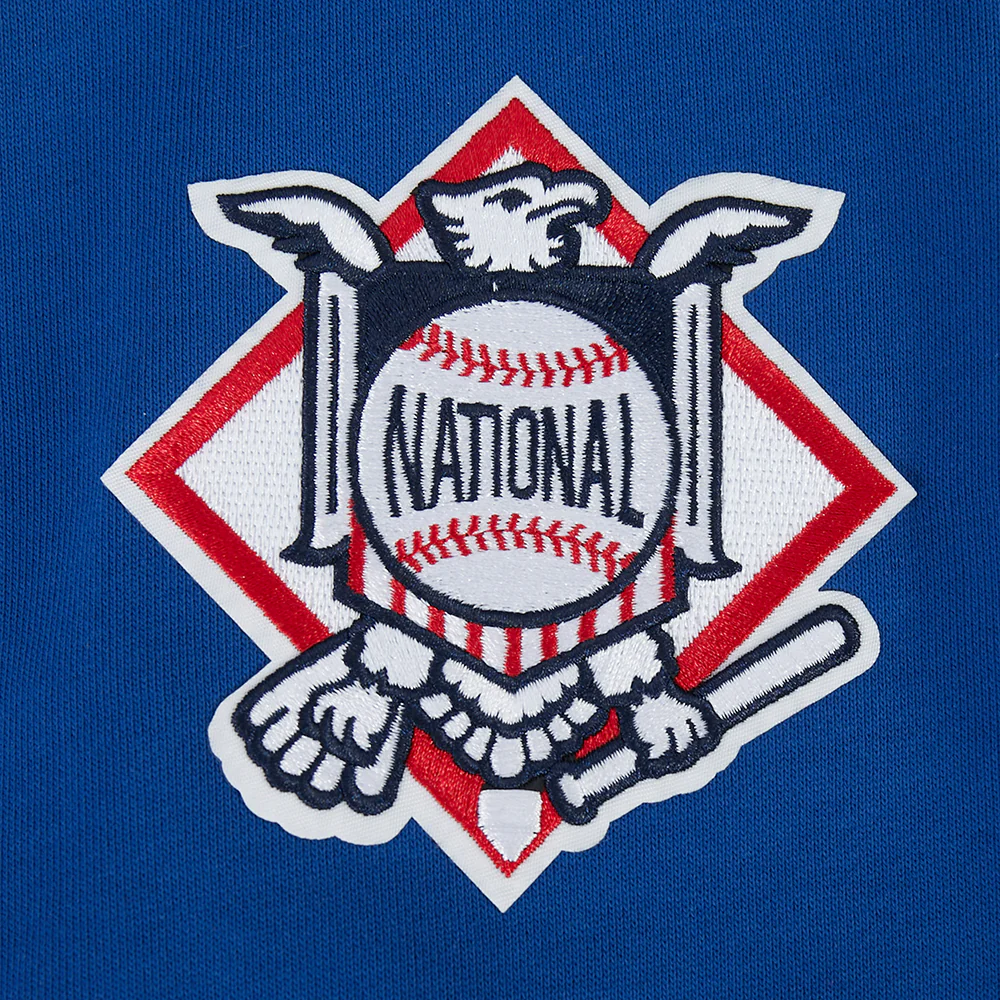 MLB LOS ANGELES DODGERS LETTERMAN MEN'S PULL OVER HOODIE (DODGER BLUE) - Image 8