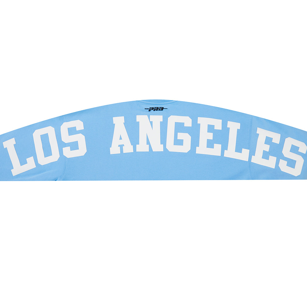 MLB LOS ANGELES DODGERS WINGSPAN MEN'S DROP SHOULDER FLC CREWNECK (UNIVERSITY BLUE) - Image 5