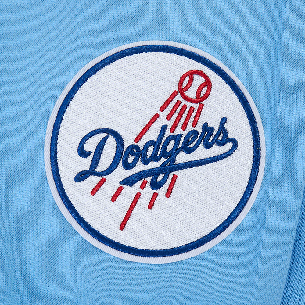 MLB LOS ANGELES DODGERS WINGSPAN MEN'S DROP SHOULDER FLC CREWNECK (UNIVERSITY BLUE) - Image 6