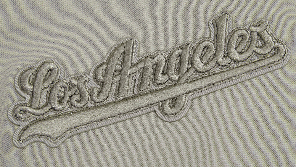MLB LOS ANGELES DODGERS NEUTRAL DROP SHOULDER FLEECE CREWNECK (TAUPE) - Image 6