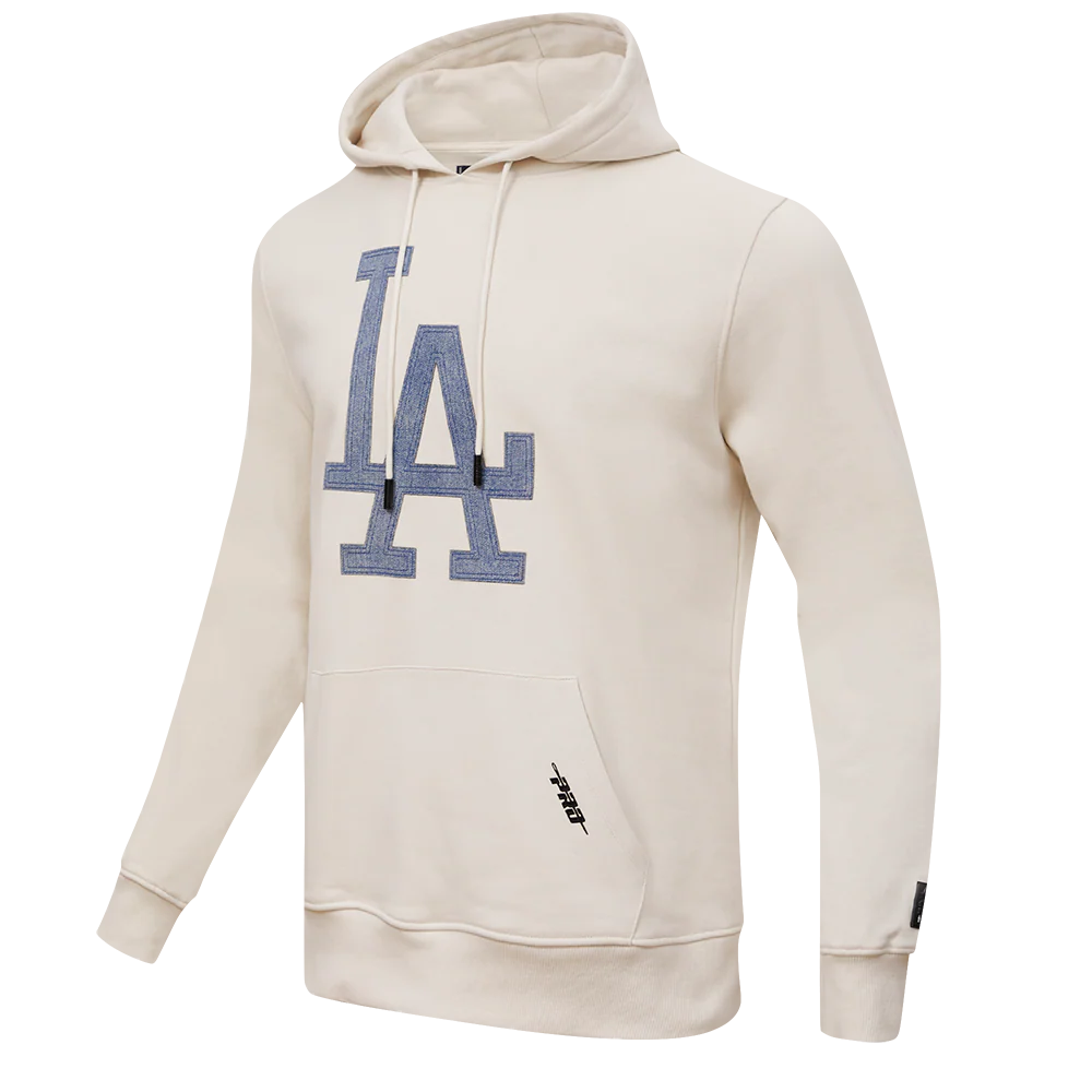 MLB LOS ANGELES DODGERS VARSITY BLUES MEN'S PULLOVER HOODIE (LINEN) - Image 2