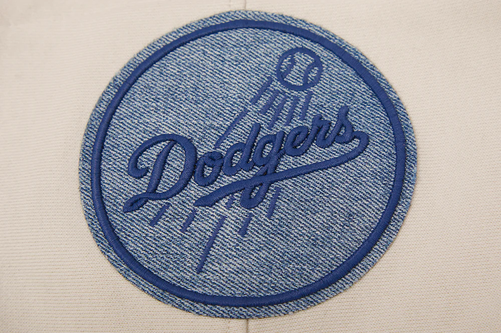 MLB LOS ANGELES DODGERS VARSITY BLUES MEN'S PULLOVER HOODIE (LINEN) - Image 6