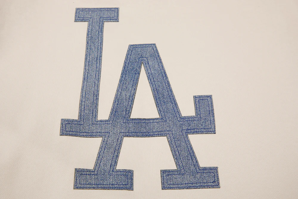 MLB LOS ANGELES DODGERS VARSITY BLUES MEN'S PULLOVER HOODIE (LINEN) - Image 7