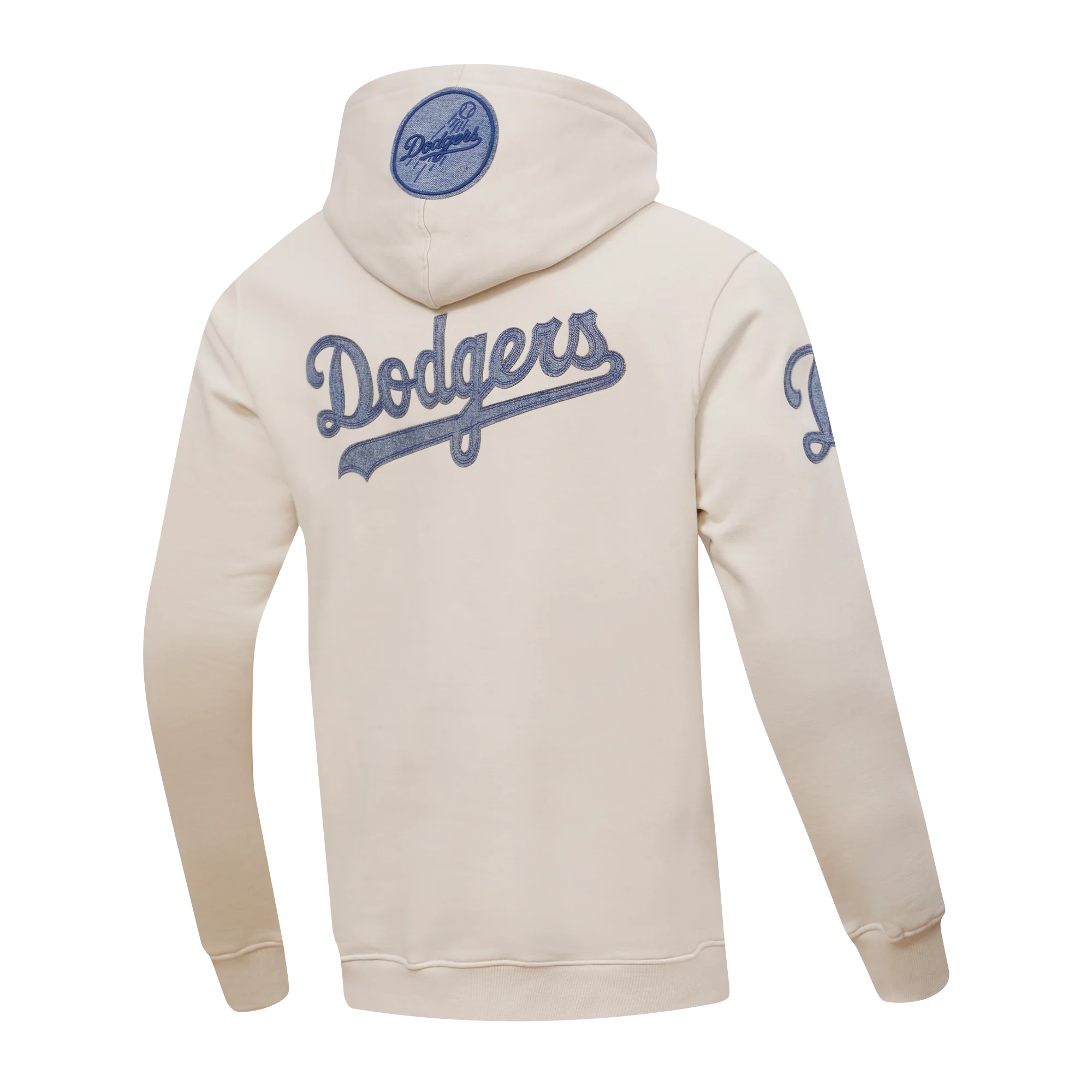 MLB LOS ANGELES DODGERS VARSITY BLUES MEN'S PULLOVER HOODIE (LINEN) - Image 9